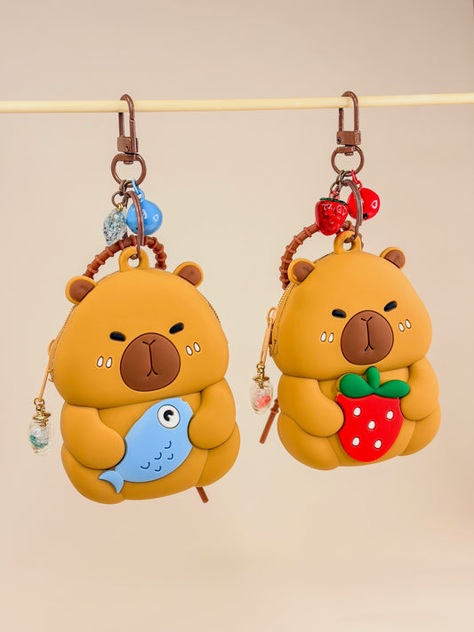 Capy Pocket Charm (´㉨`) ♡ – Keychain - Bag Charm BloomLov
