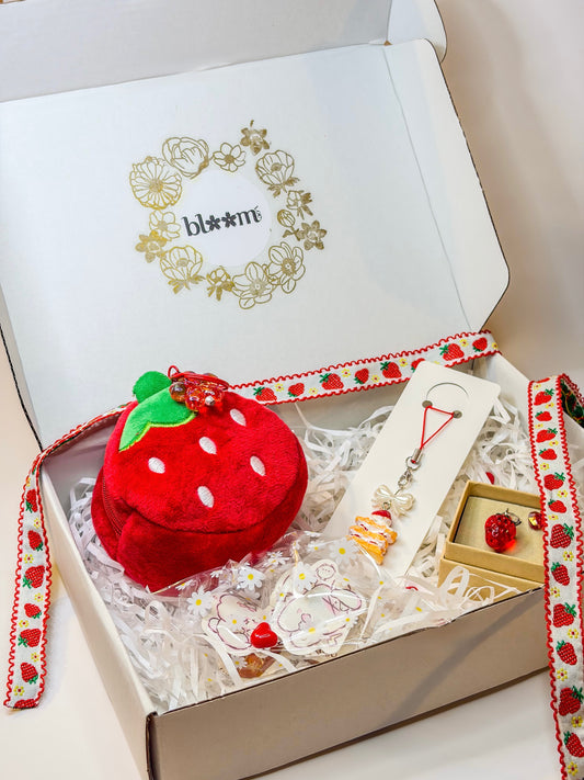 Strawberry Sweet Box – Coffret Cadeau 🍓🍰 BloomLov
