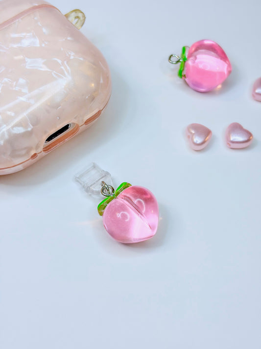 Momo Peach – Dust Plug - - Bouchon anti-poussières Pêche Rose Kawaii BloomLov