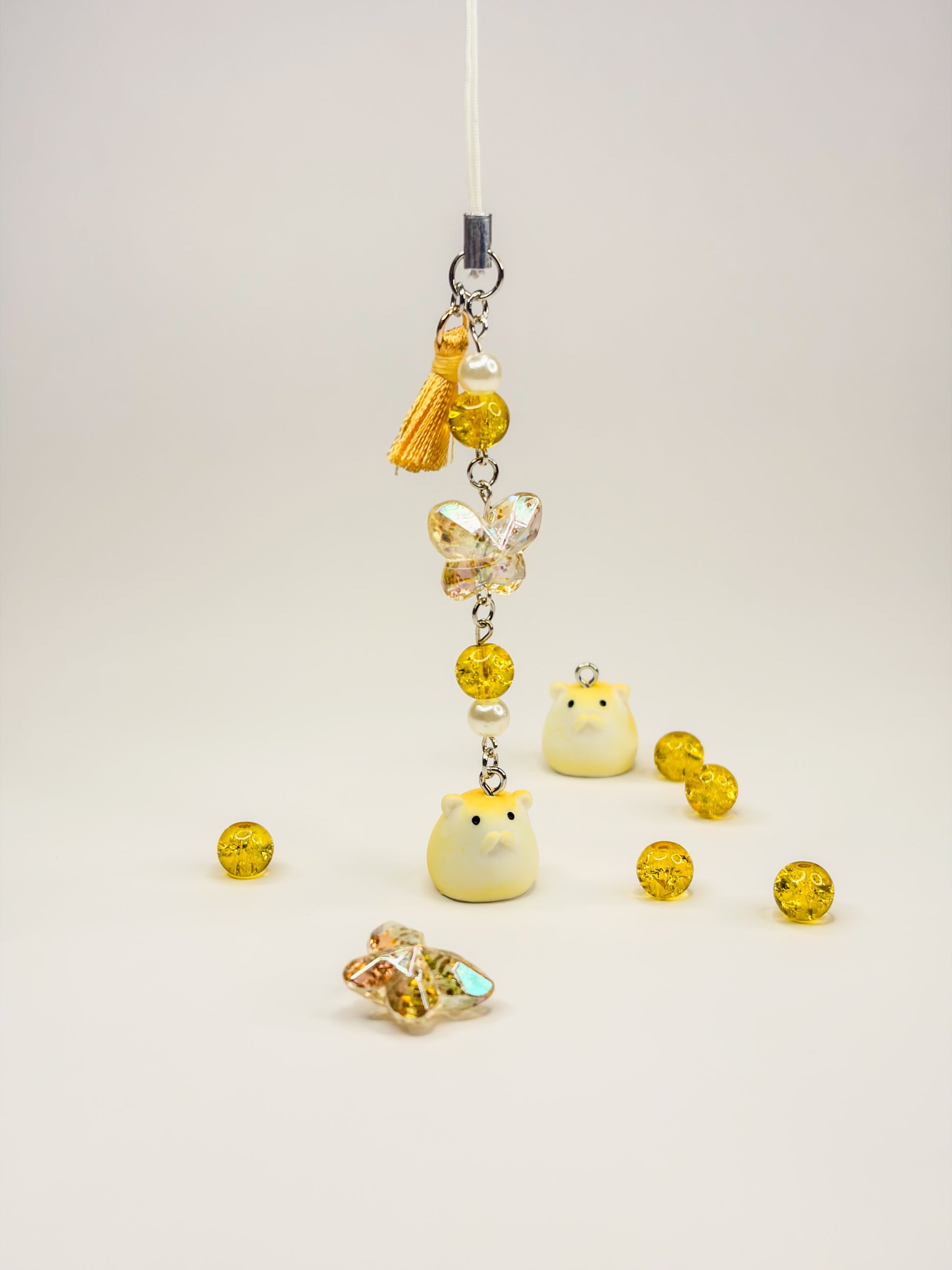 Sweet Hamster ₍ᐢ·͈༝·͈ᐢ₎ ♡ - Phone Charm BloomLov