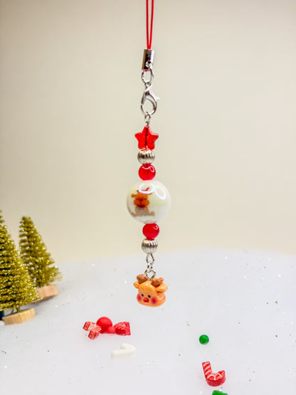 Christmas Reindeer Charm ‧₊˚🎄✩ ₊˚🦌⊹ - Phone Charm BloomLov