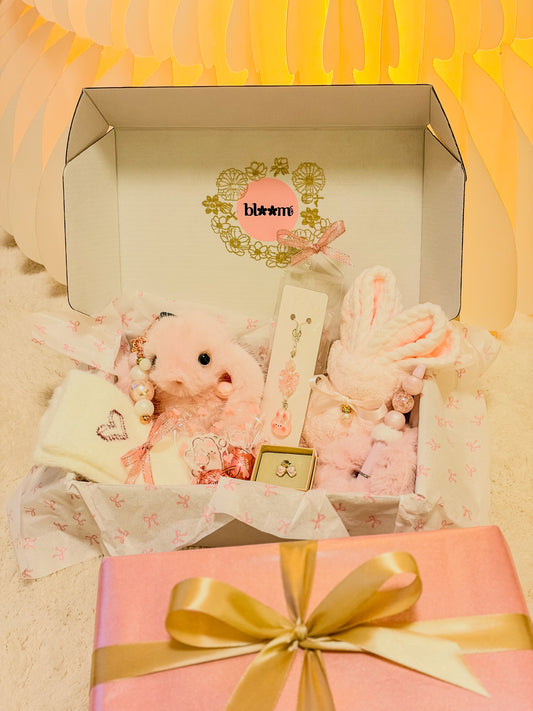 Pink Bunny Cozy Box – Coffret Cadeau BloomLov