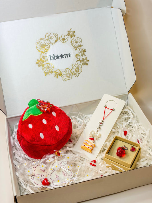 Strawberry Sweet Box – Coffret Cadeau 🍓🍰 BloomLov