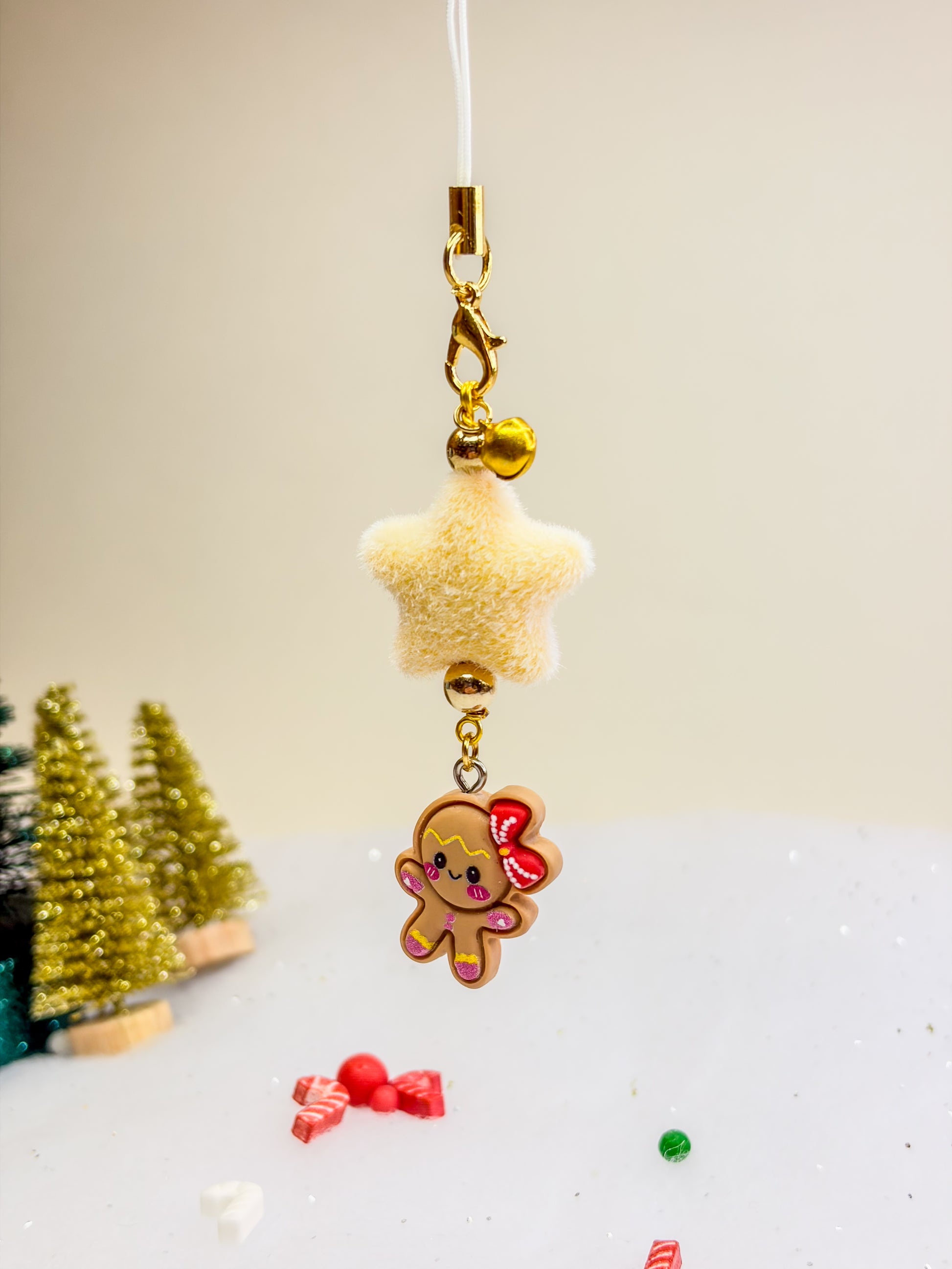Ginger Girl Charm ⋆꙳•̩̩͙❅*̩̩͙‧͙ ‧͙*̩̩͙❆ ͙͛ ˚₊⋆ – Phone Charm BloomLov