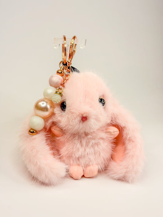 Pink Bunny ˙˚ ᕱ⑅ᕱ ɞ˚˙ - Keychain - Bag Charm BloomLov
