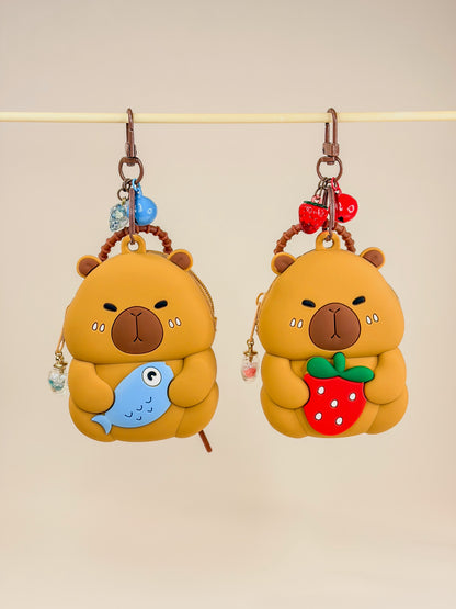 Capy Pocket Charm (´㉨`) ♡ – Keychain - Bag Charm BloomLov