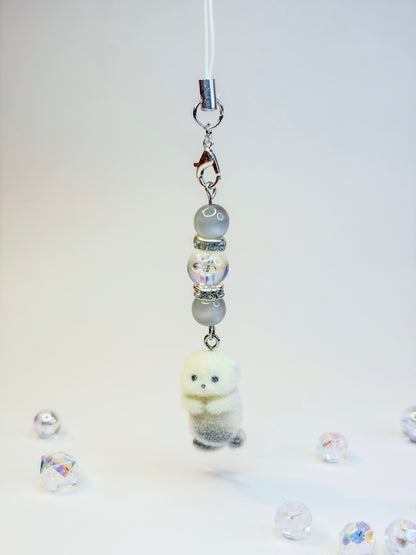 Snow Otter Charm ≽ܫ≼ - Phone Charm BloomLov