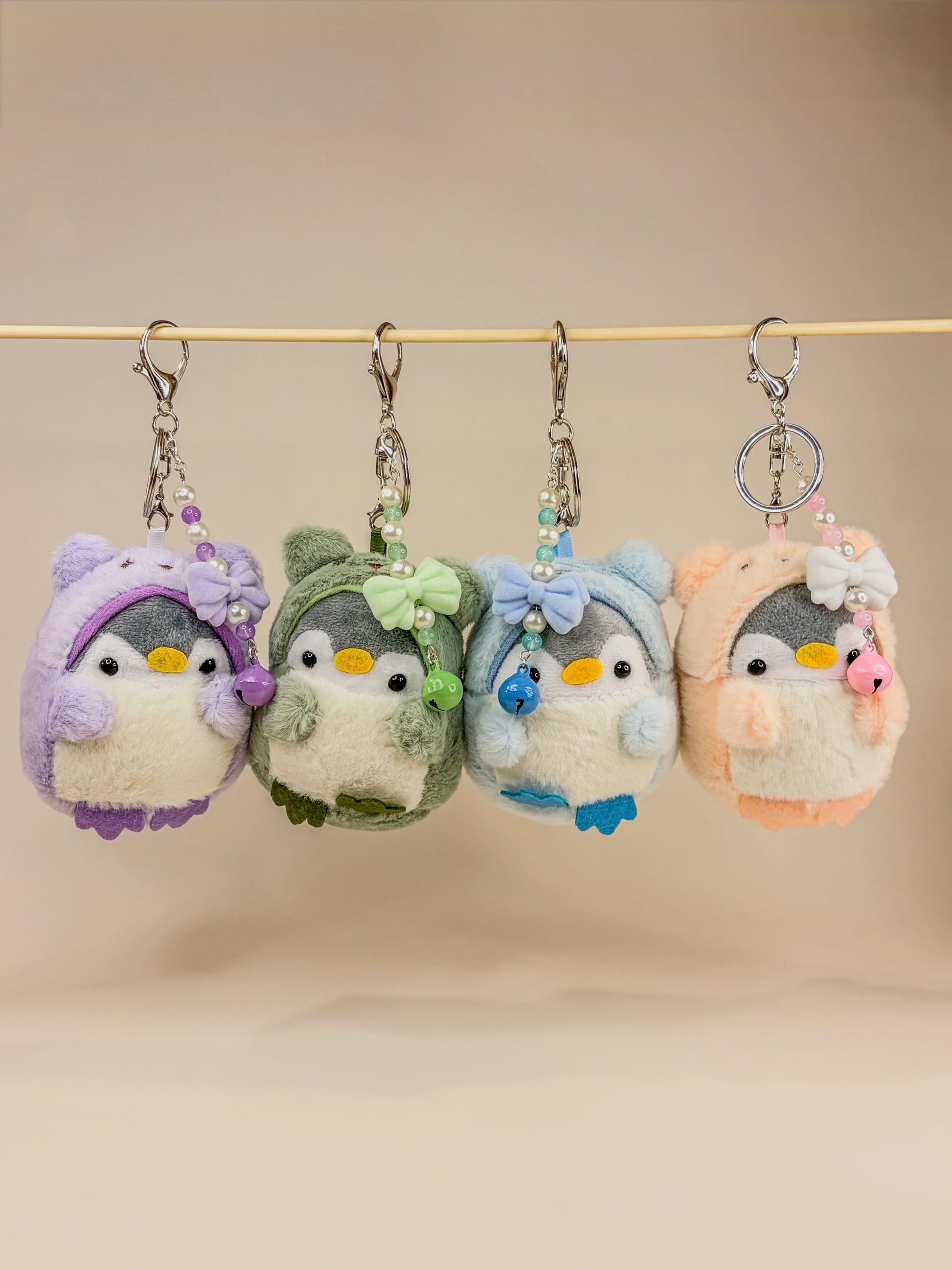 Penguin Bear Charm ૮(•͈⌔•͈)ა - Keychain - Bag Charm BloomLov