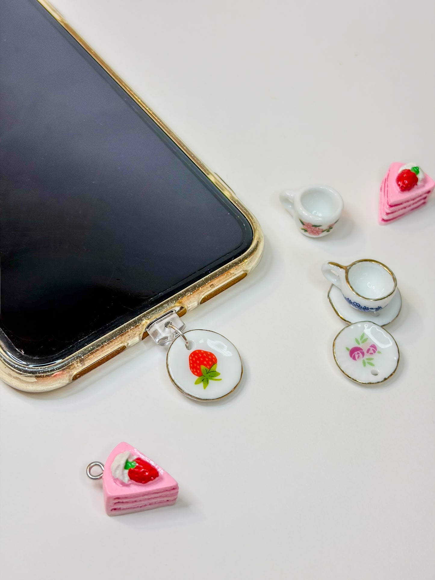 Little Porcelain Plug ☕🧁- Phone Charm BloomLov