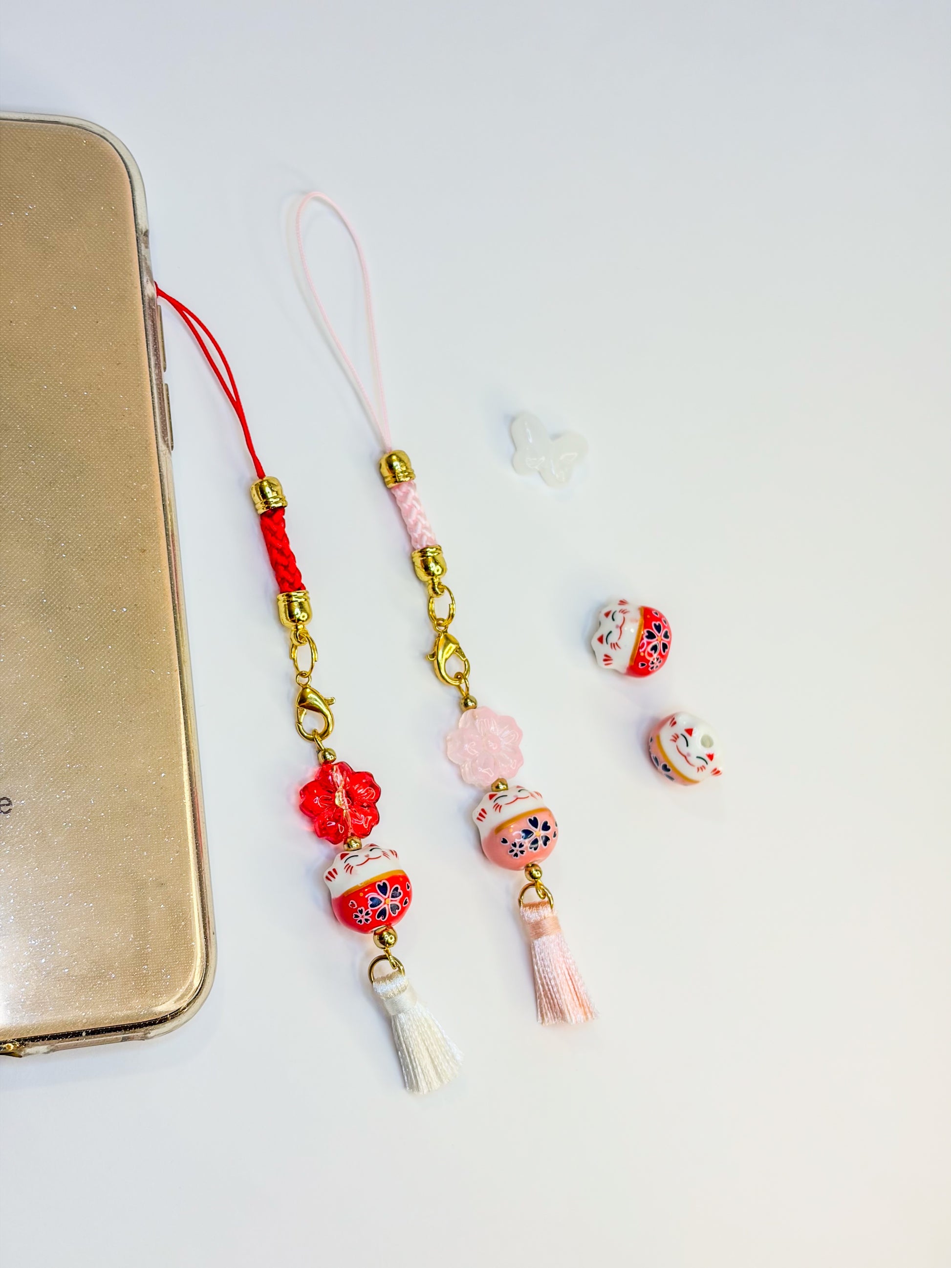 Lucky Cat ^._.^ฅ - Phone Charm BloomLov