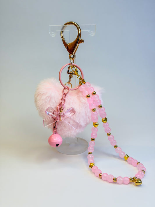 Blush Love Heart (❀❛ ֊ ❛„)♡ - Keychain - Bag Charm