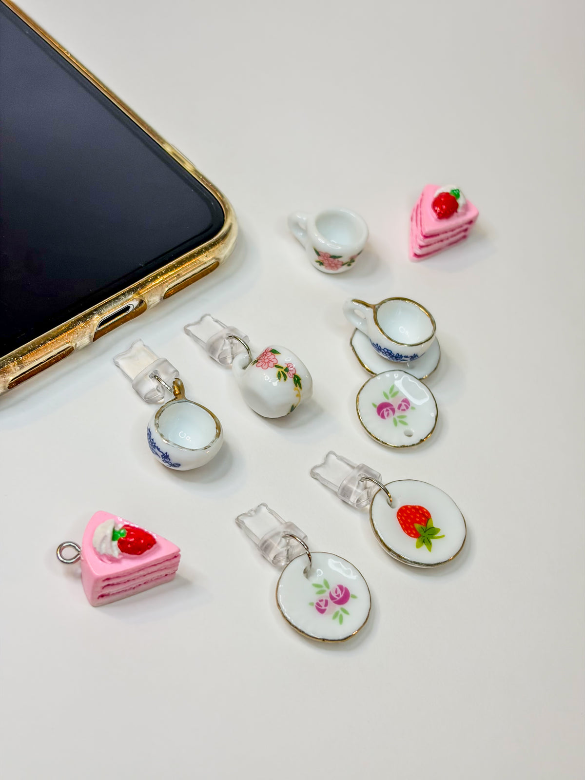 Little Porcelain Plug ☕🧁- Phone Charm BloomLov