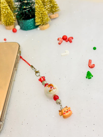Christmas Reindeer Charm ‧₊˚🎄✩ ₊˚🦌⊹ - Phone Charm BloomLov