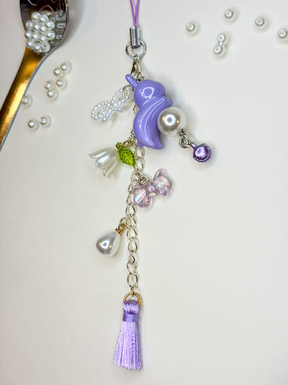 Purple Bunny ˙˚ ᕱ⑅ᕱ ɞ˚˙ - Phone Charm BloomLov