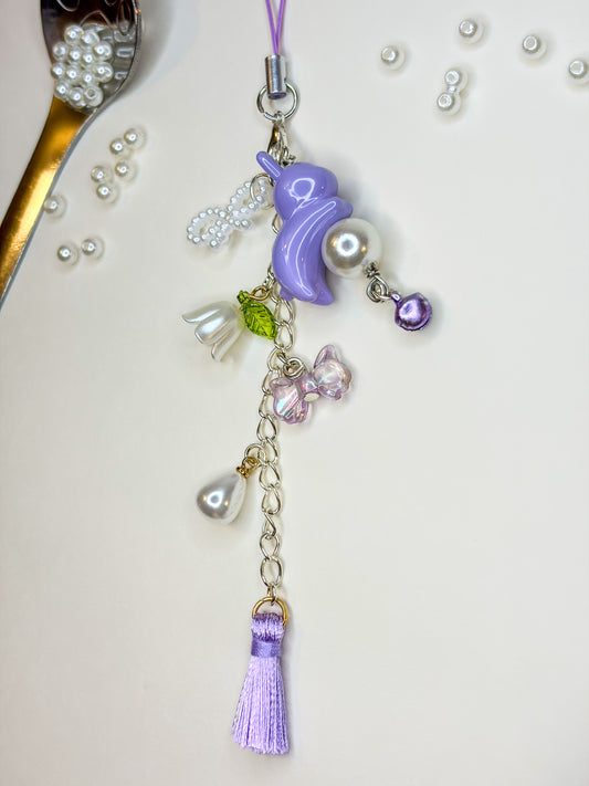 Purple Bunny ˙˚ ᕱ⑅ᕱ ɞ˚˙ - Phone Charm BloomLov