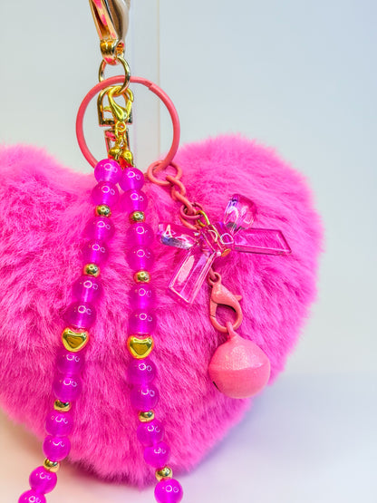 Dulce corazón de amor (˶˘ ³˘)♡ - Llavero - Dije para bolso