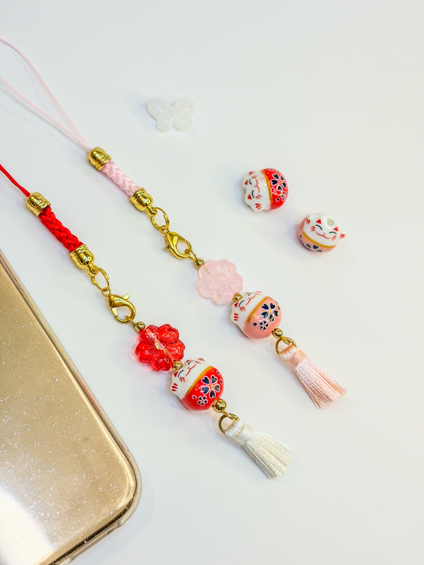 Lucky Cat ^._.^ฅ - Phone Charm BloomLov