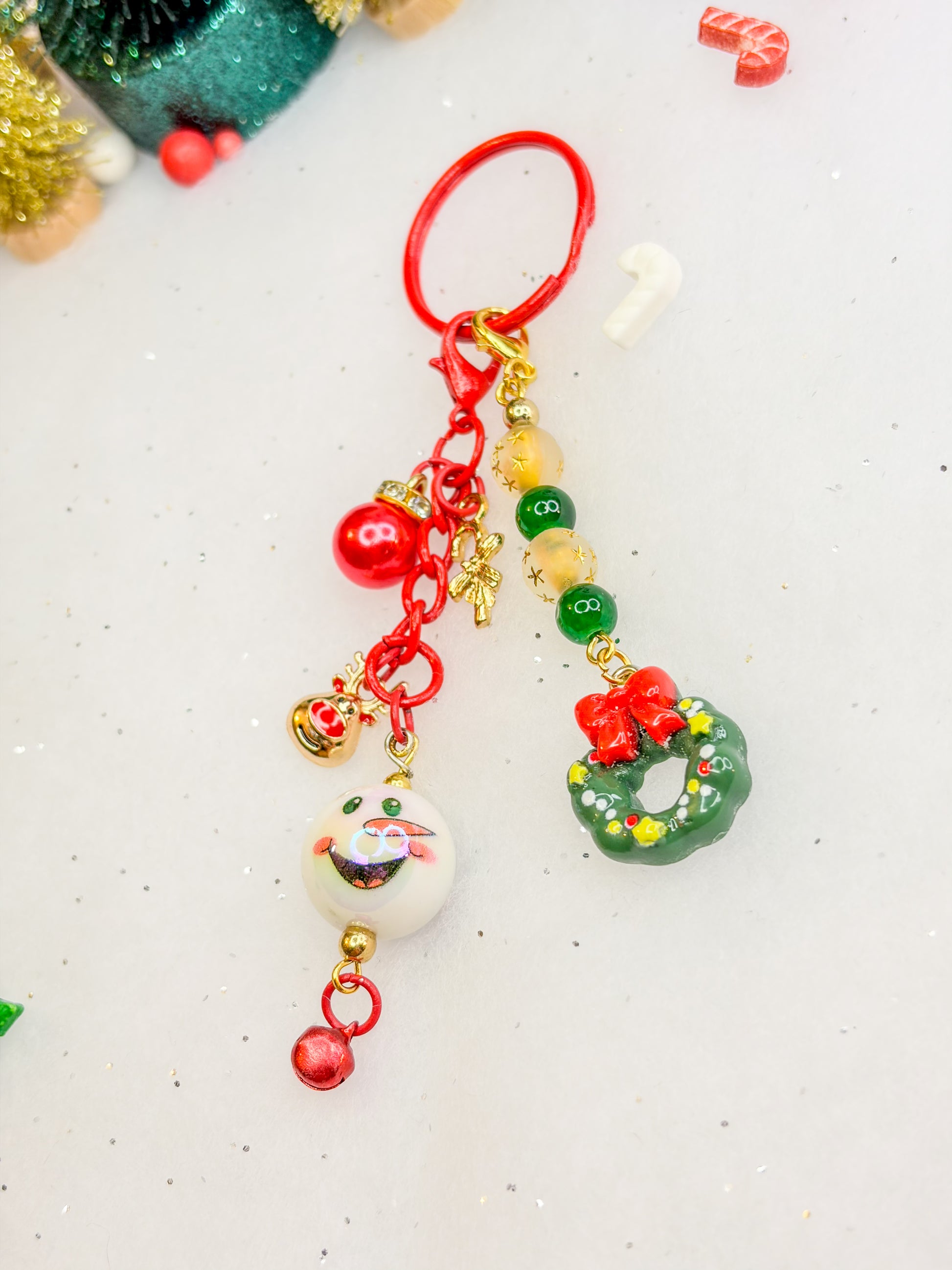 Christmas Crown Charm ⋆꙳❅‧*₊⋆☃︎ ‧*❆ ₊⋆ – Porte-clés & Keychain BloomLov