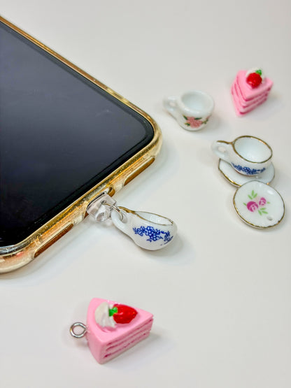 Little Porcelain Plug ☕🧁- Phone Charm BloomLov