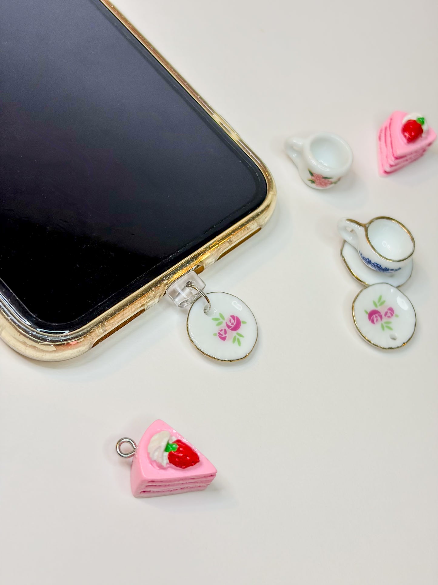Little Porcelain Plug ☕🧁- Phone Charm BloomLov