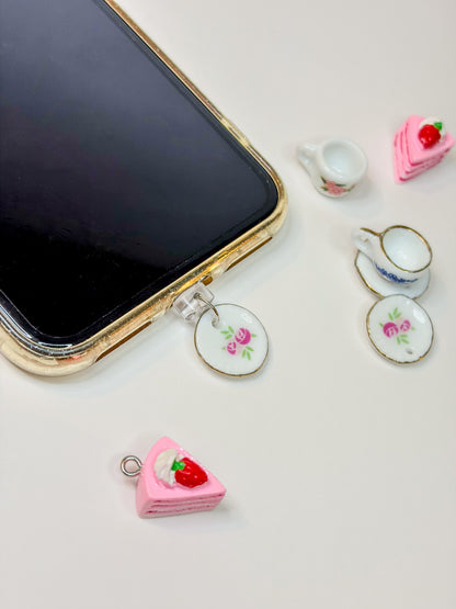 Little Porcelain Plug ☕🧁- Phone Charm BloomLov