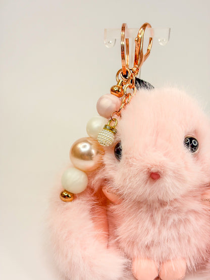 Pink Bunny ˙˚ ᕱ⑅ᕱ ɞ˚˙ - Keychain - Bag Charm BloomLov