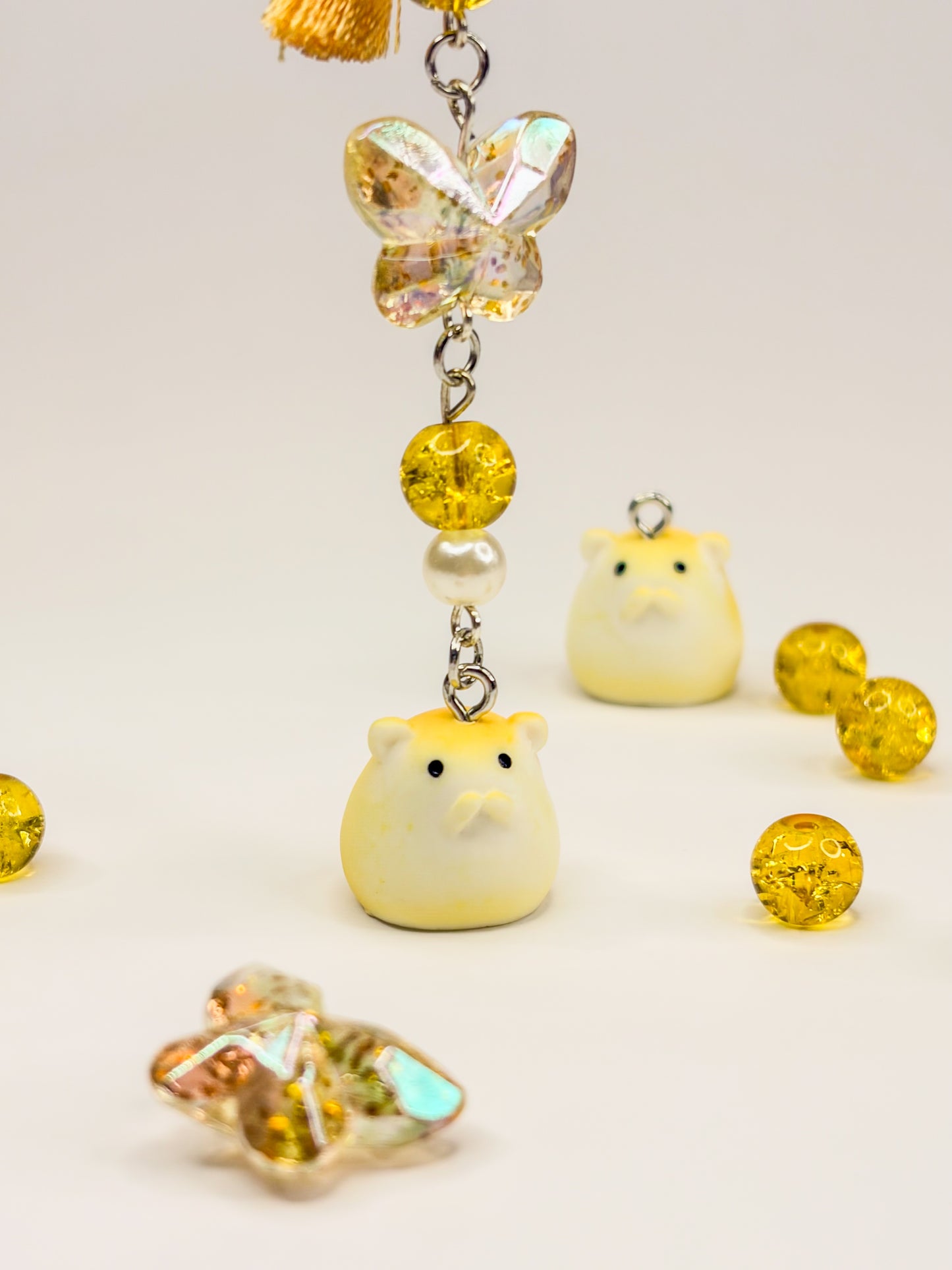 Sweet Hamster ₍ᐢ·͈༝·͈ᐢ₎ ♡ - Phone Charm BloomLov