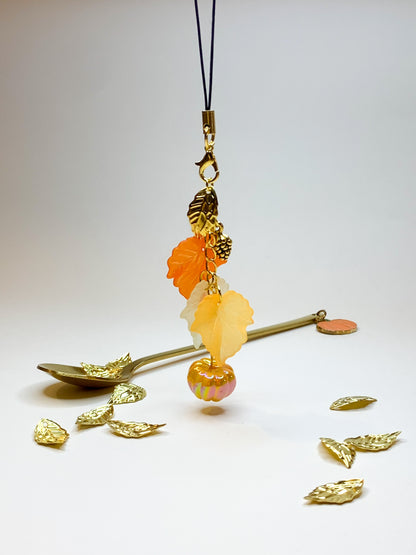 Autumn Pumpkin Charm 🎃🍂 - Phone Charm BloomLov