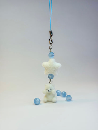 Polar Bear ฅ՞•ﻌ•՞ฅ - Phone Charm BloomLov