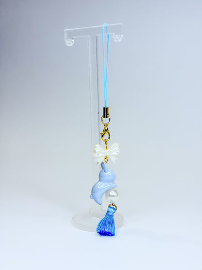 Blue Bunny 🐰 ᢉ𐭩 - Phone Charm BloomLov
