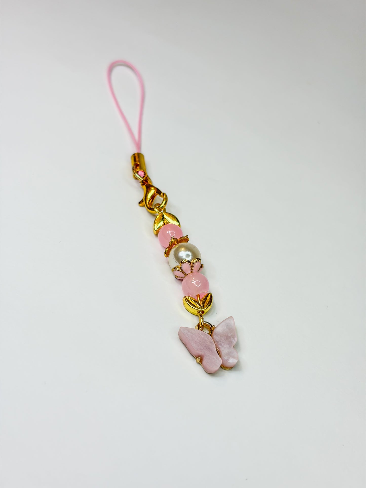 Butterfly pink ʚïɞ - Phone Charm BloomLov