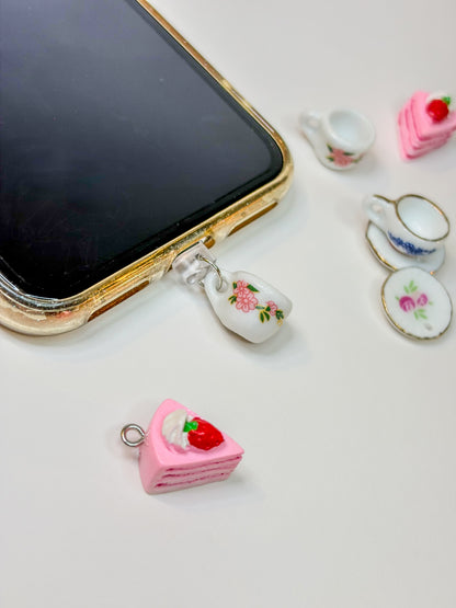 Little Porcelain Plug ☕🧁- Phone Charm BloomLov