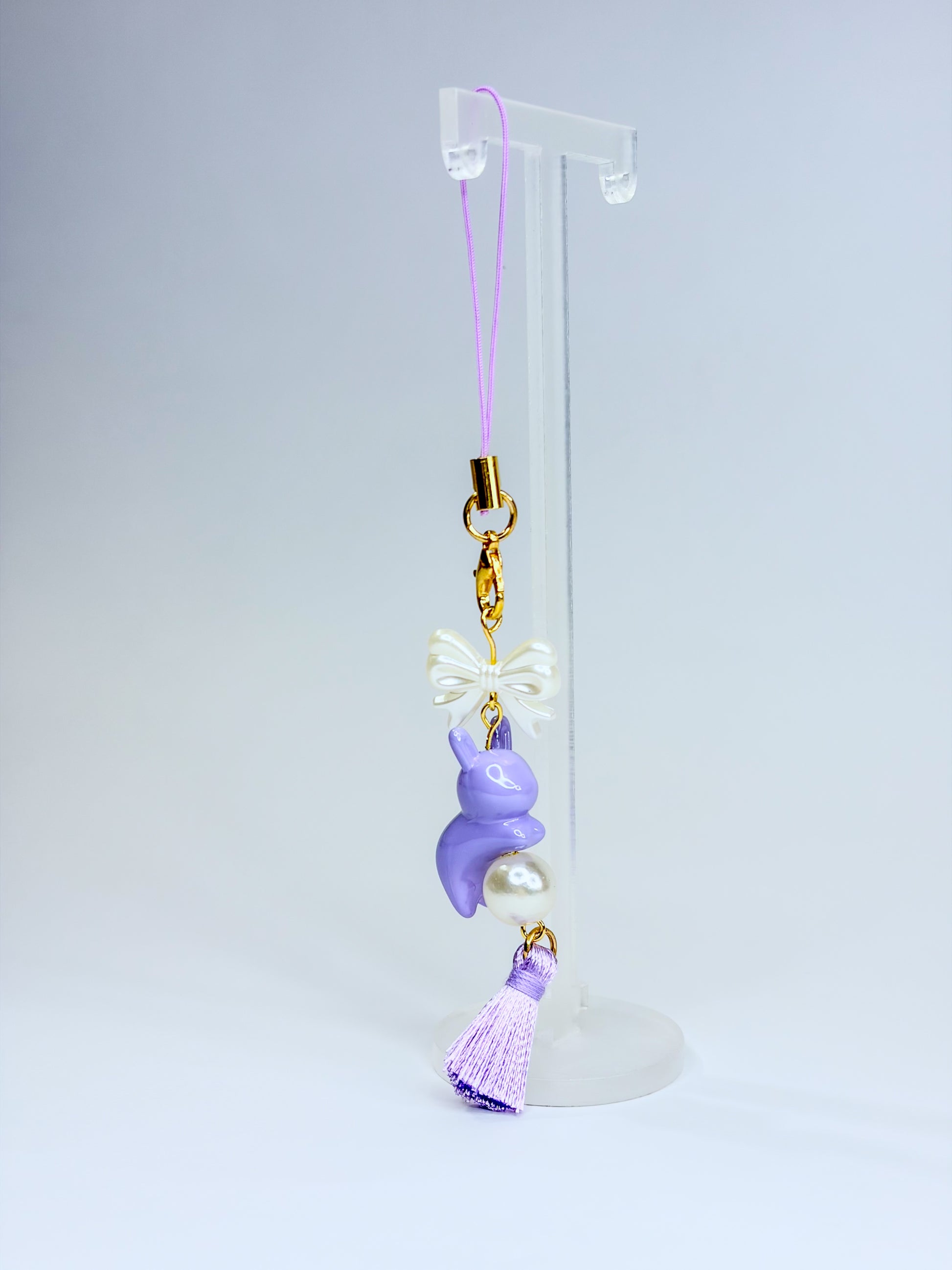 Purple Bunny ˙˚ ᕱ⑅ᕱ ɞ˚˙ - Phone Charm BloomLov