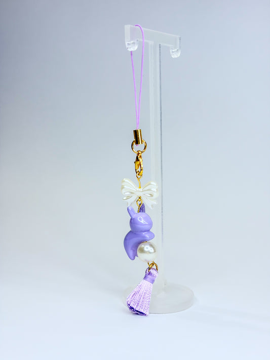 Purple Bunny ˙˚ ᕱ⑅ᕱ ɞ˚˙ - Phone Charm BloomLov