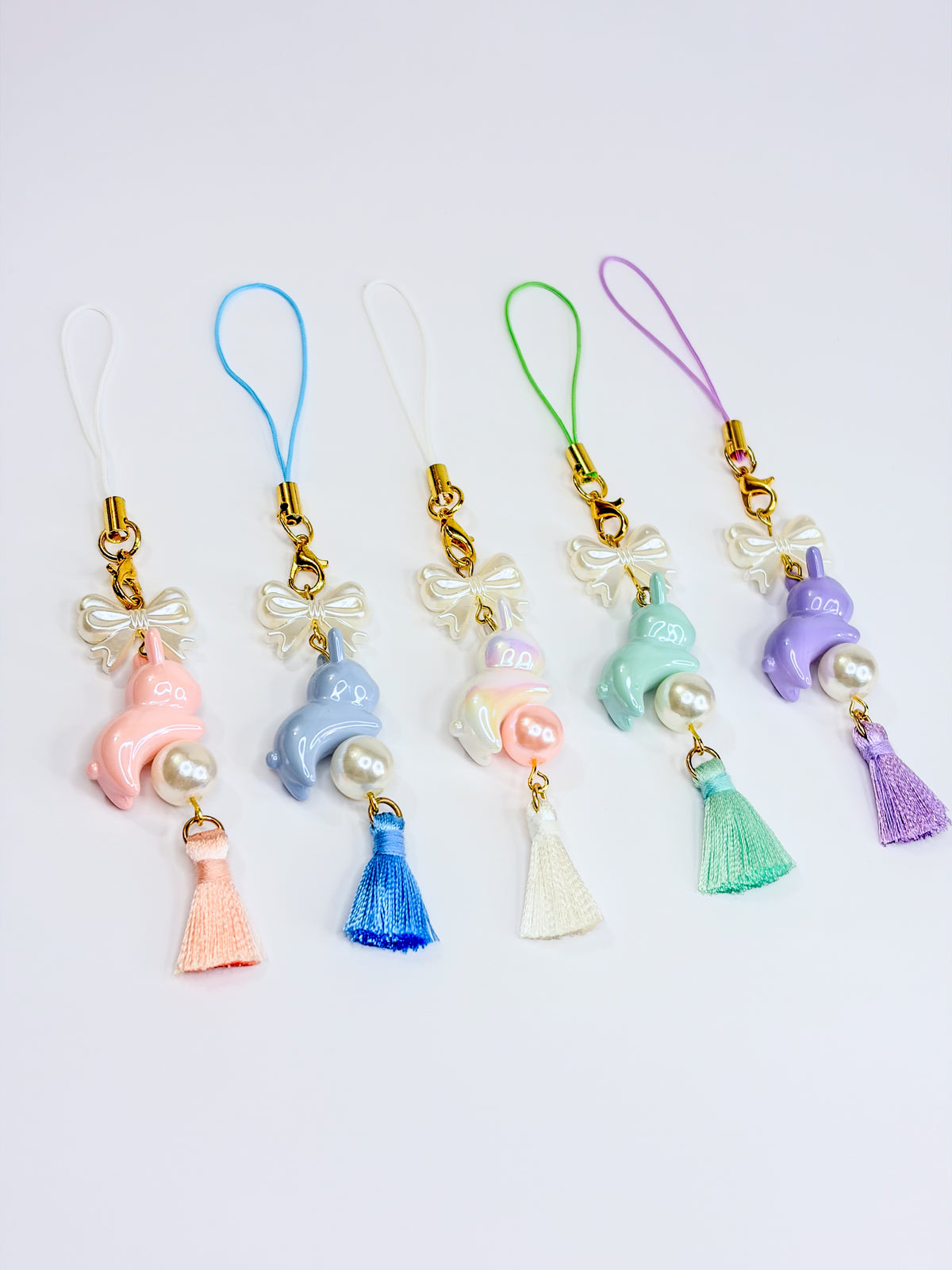 Lucky Bunny 🐰🌸 - Phone Charm BloomLov