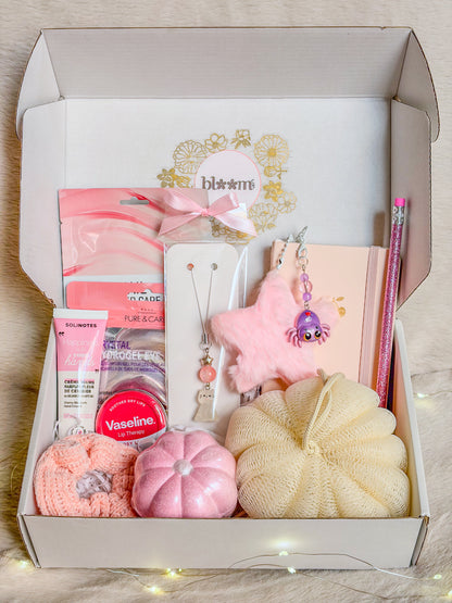Coffret cadeau Halloween rose - Automne, cocooning, bien-être & spooky cute 👻🎃 - Coffret cadeau BloomLov