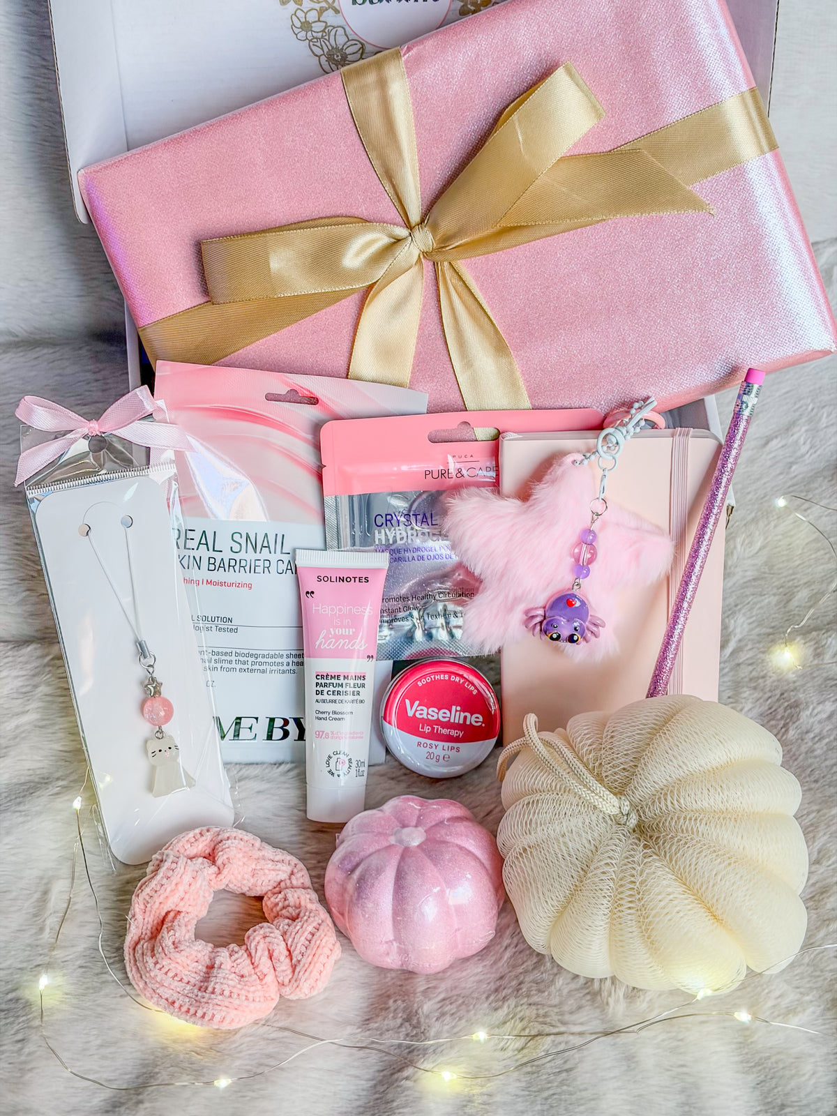 Coffret cadeau Halloween rose - Automne, cocooning, bien-être & spooky cute 👻🎃 - Coffret cadeau BloomLov