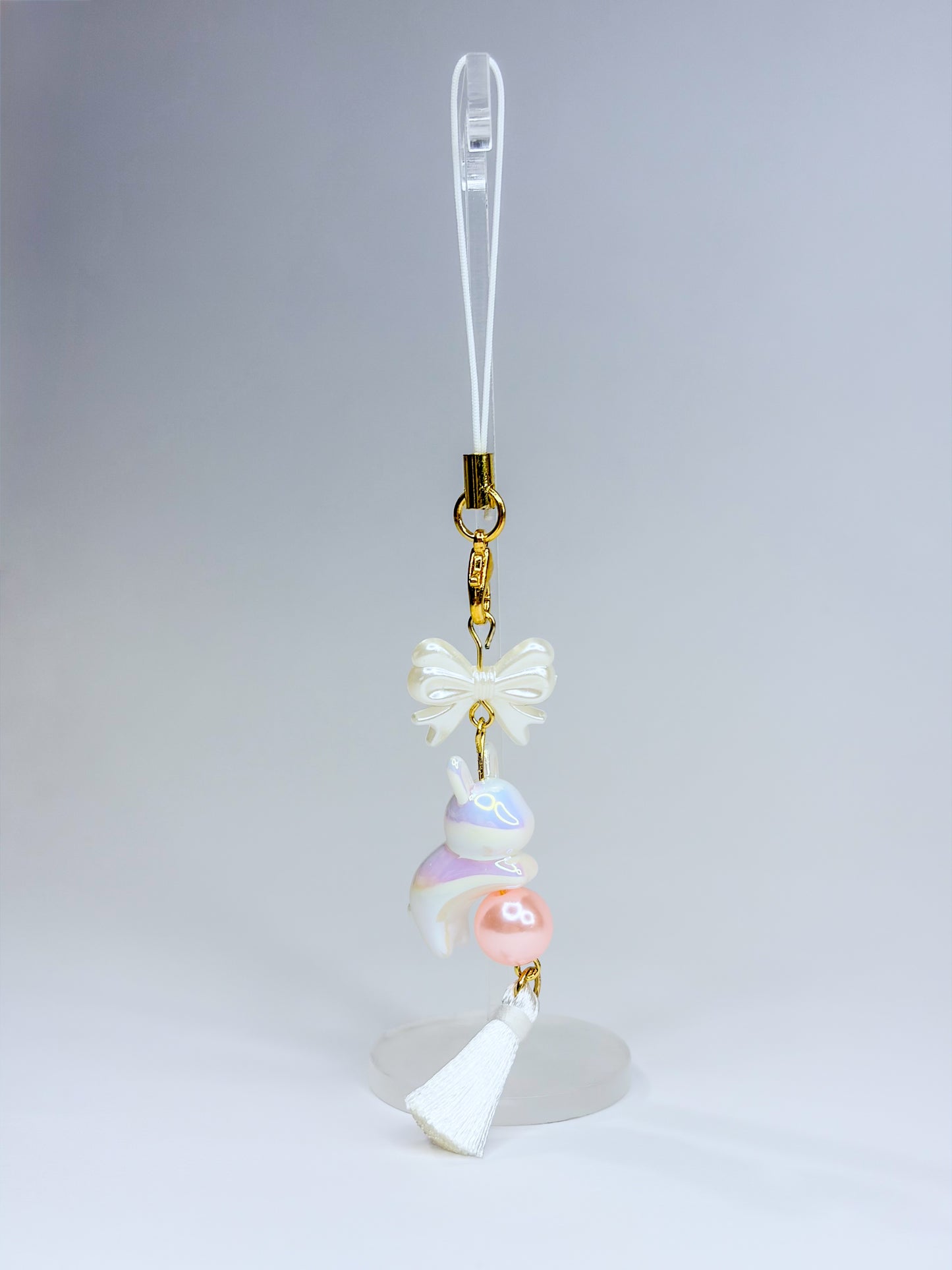 White Bunny ₍ᐢ. .ᐢ₎ ᢉ𐭩 - Phone Charm BloomLov