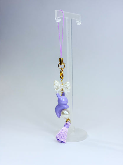 Purple Bunny ˙˚ ᕱ⑅ᕱ ɞ˚˙ - Phone Charm BloomLov