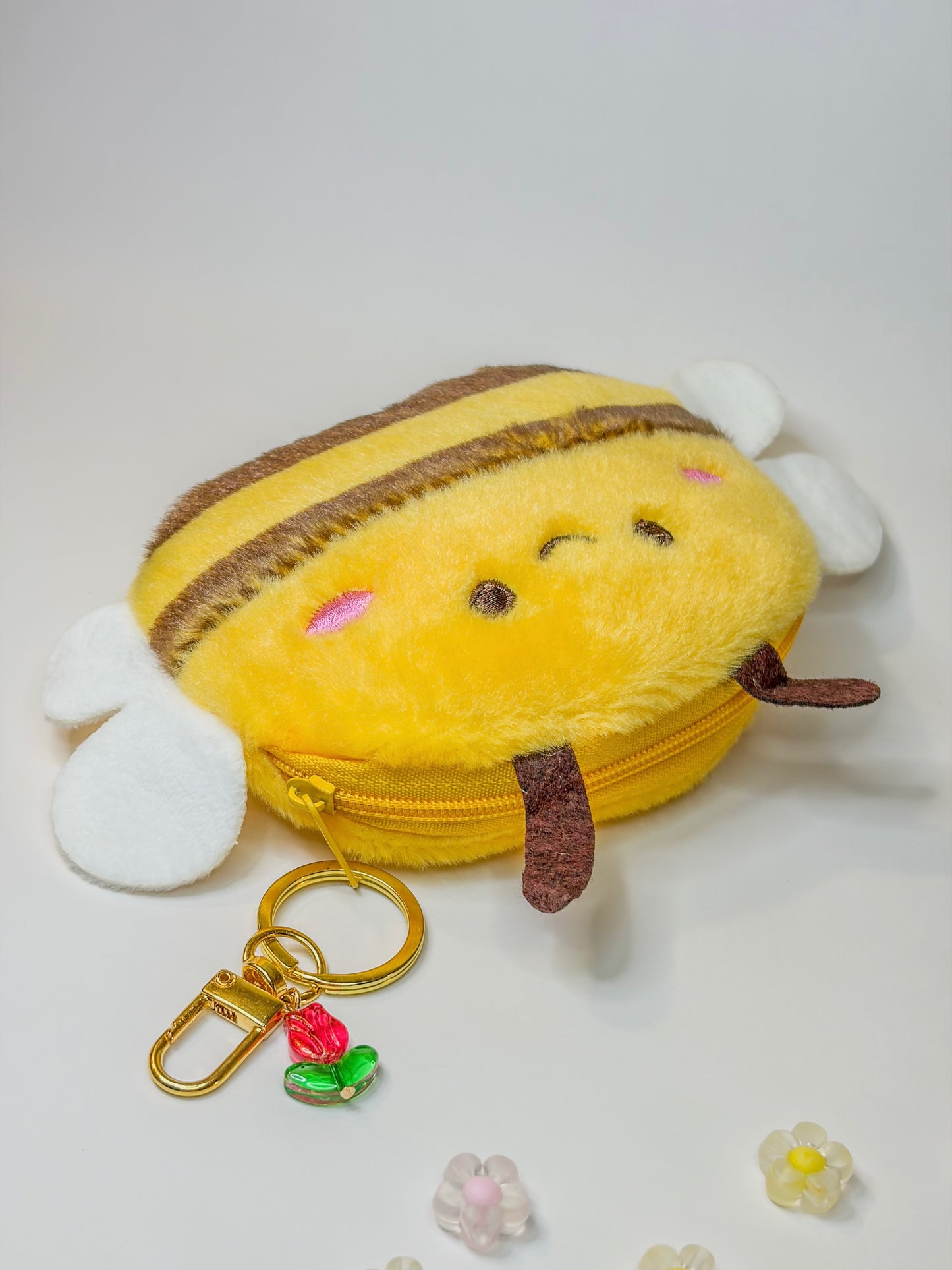 Little Bee Pocket ⋆˚🐝˖° - Porte-Monnaie Peluche Poussin – Keychain - Bag Charm BloomLov