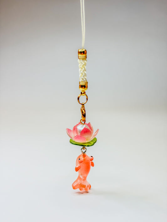 Lucky Lotus Fish 🪷 - Phone Charm BloomLov