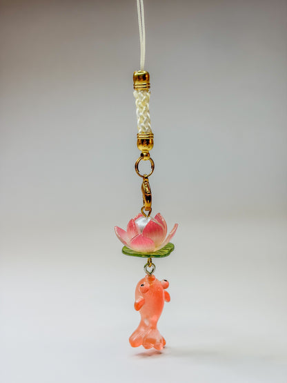 Lucky Lotus Fish 🪷 - Phone Charm BloomLov