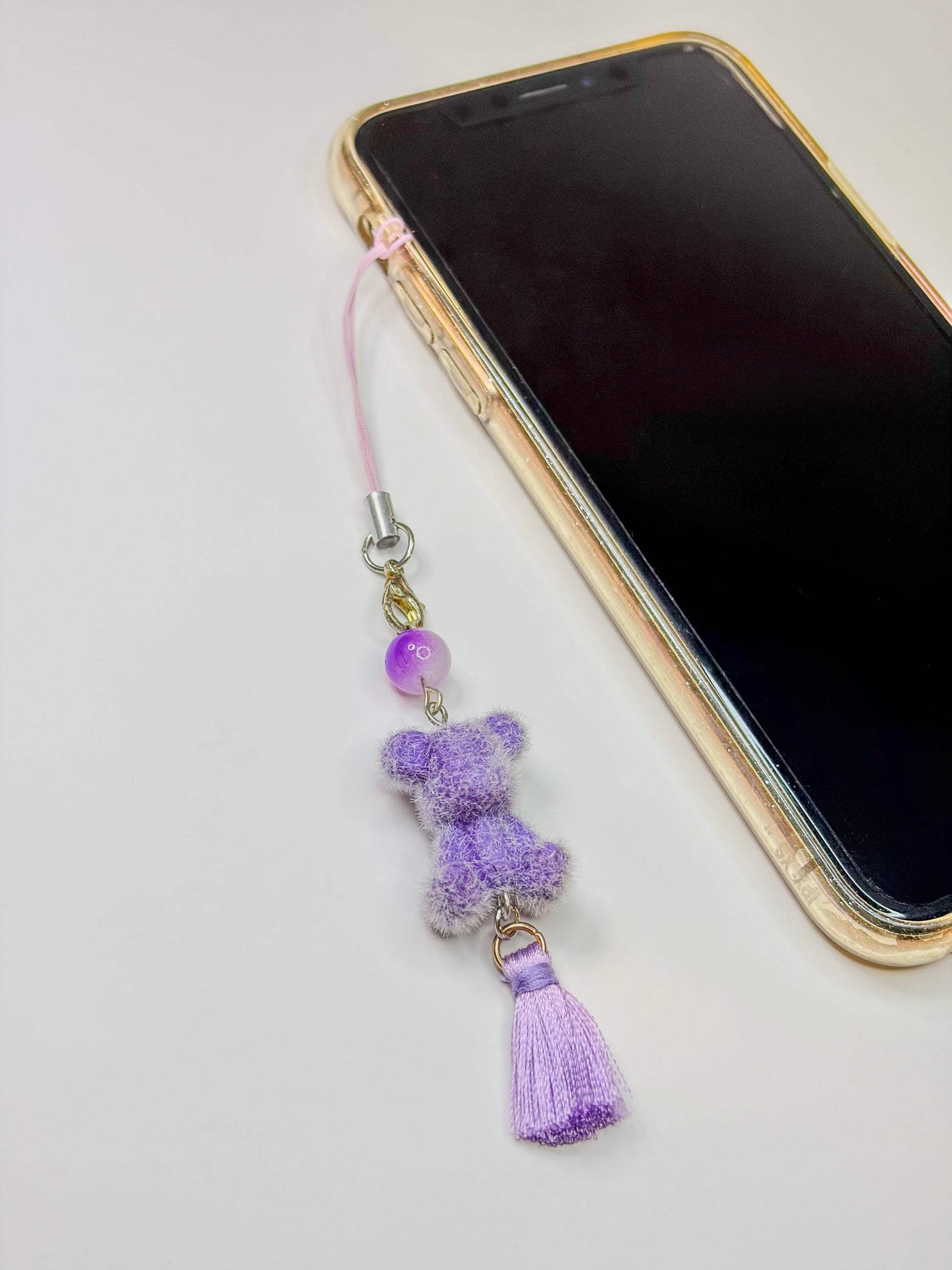 Fluffy Bear 🧸 - Phone Charm BloomLov