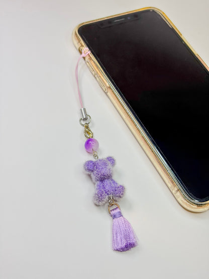 Fluffy Bear 🧸 - Phone Charm BloomLov