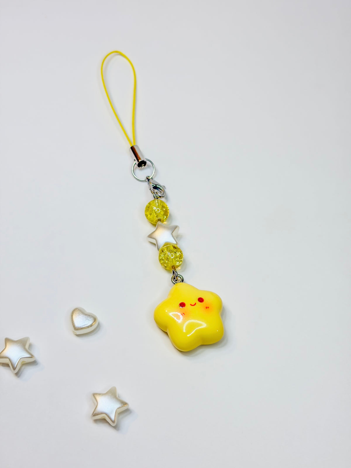 Pinky Star Keychain ☆ - Phone Charm BloomLov