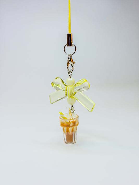 Sweet Iced Coffee ◡̈🧋𑣲⋆– Phone Charm BloomLov