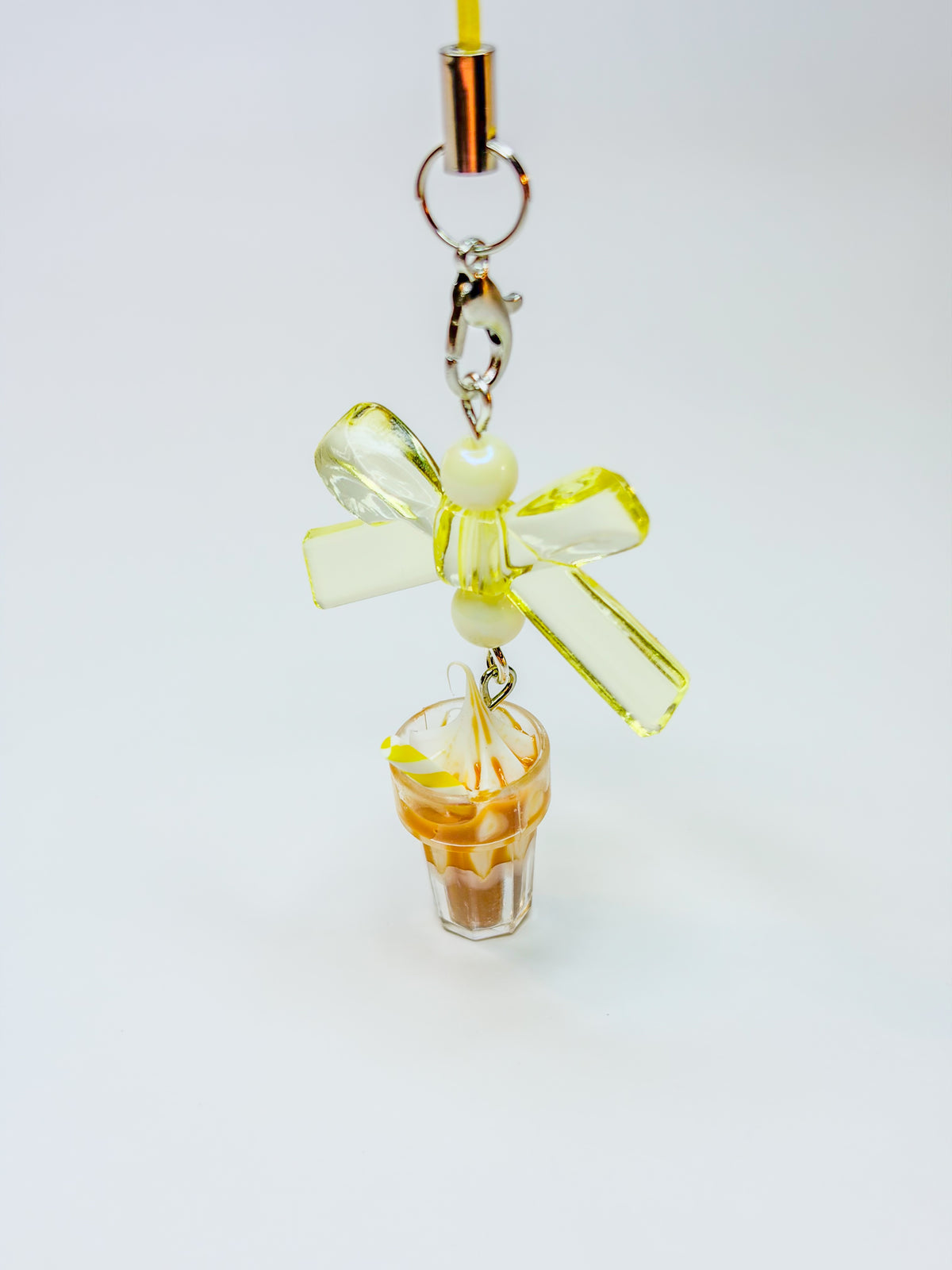 Sweet Iced Coffee ◡̈🧋𑣲⋆– Phone Charm BloomLov