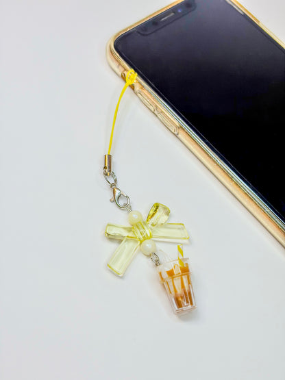 Sweet Iced Coffee ◡̈🧋𑣲⋆– Phone Charm BloomLov