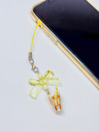 Sweet Iced Coffee ◡̈🧋𑣲⋆– Phone Charm BloomLov