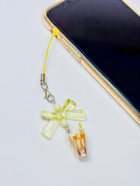Sweet Iced Coffee ◡̈🧋𑣲⋆– Phone Charm BloomLov